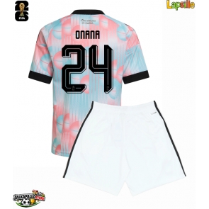 Belgia Amadou Onana #24 Vieraspaita Lapsille MM-kisat 2026 Lyhythihainen (+ shortsit)